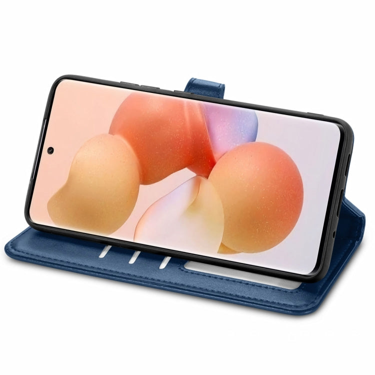 For Xiaomi 12T / 12T Pro / Redmi K50 Ultra Retro Solid Color Buckle Leather Phone Case