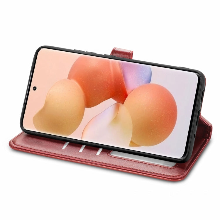 For Xiaomi 12T / 12T Pro / Redmi K50 Ultra Retro Solid Color Buckle Leather Phone Case