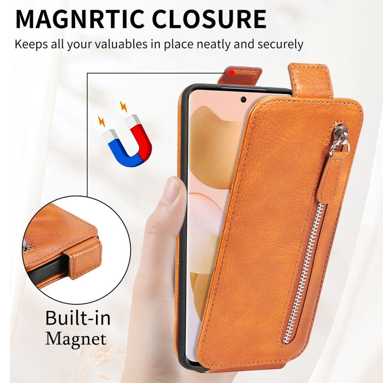 For Xiaomi 12T / 12T Pro / Redmi K50 Ultra Zipper Wallet Vertical Flip Leather Phone Case