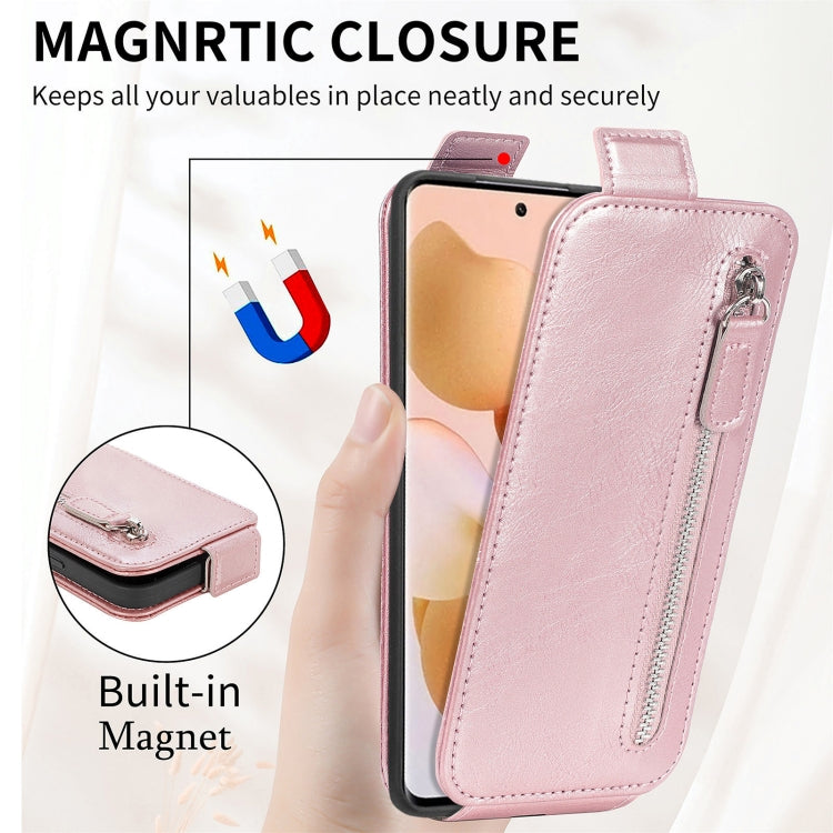 For Xiaomi 12T / 12T Pro / Redmi K50 Ultra Zipper Wallet Vertical Flip Leather Phone Case