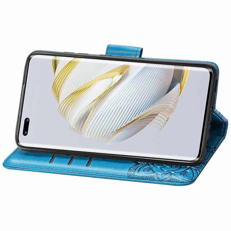 For Huawei Nova 10 Pro Butterfly Love Flower Embossed Leather Phone Case