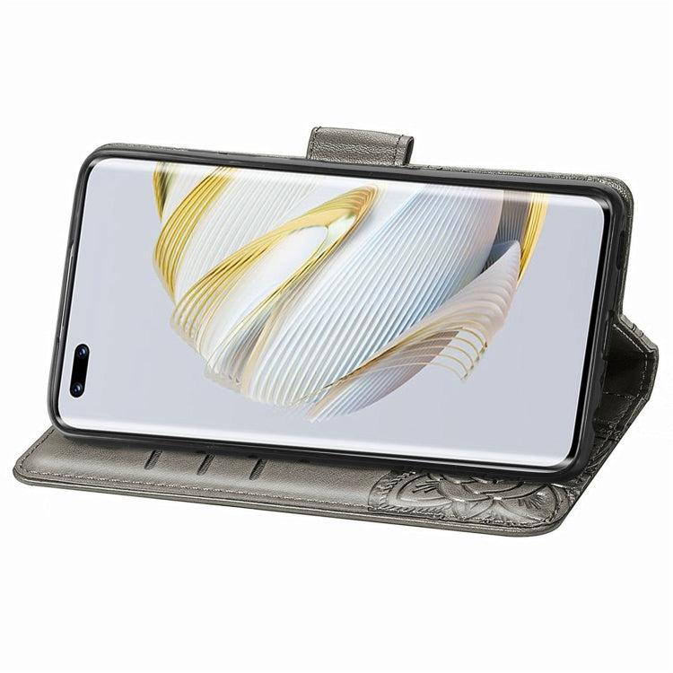 For Huawei Nova 10 Pro Butterfly Love Flower Embossed Leather Phone Case