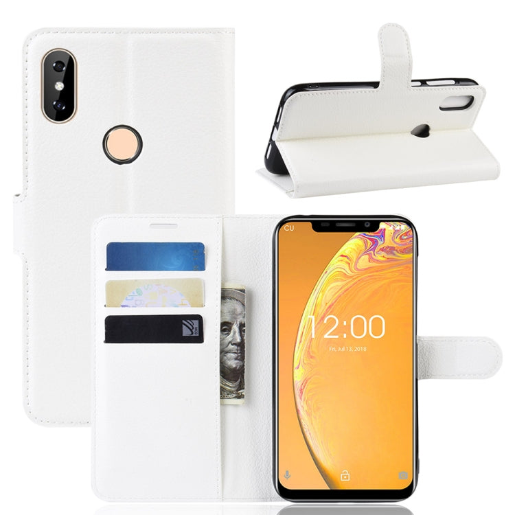 Litchi Skin PU Leather Wallet Stand Mobile Casing for Oukitel C13 Pro