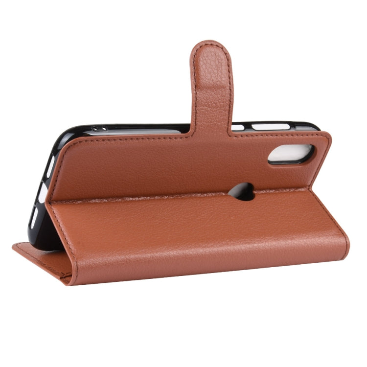 Litchi Skin PU Leather Wallet Stand Mobile Casing for Oukitel C13 Pro