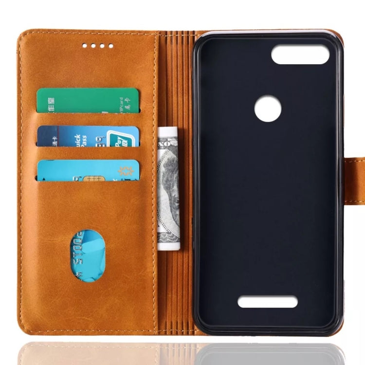 Calf Texture Horizontal Flip Leather Case for Xiaomi Redmi 6 , with Holder & Card Slots & Wallet