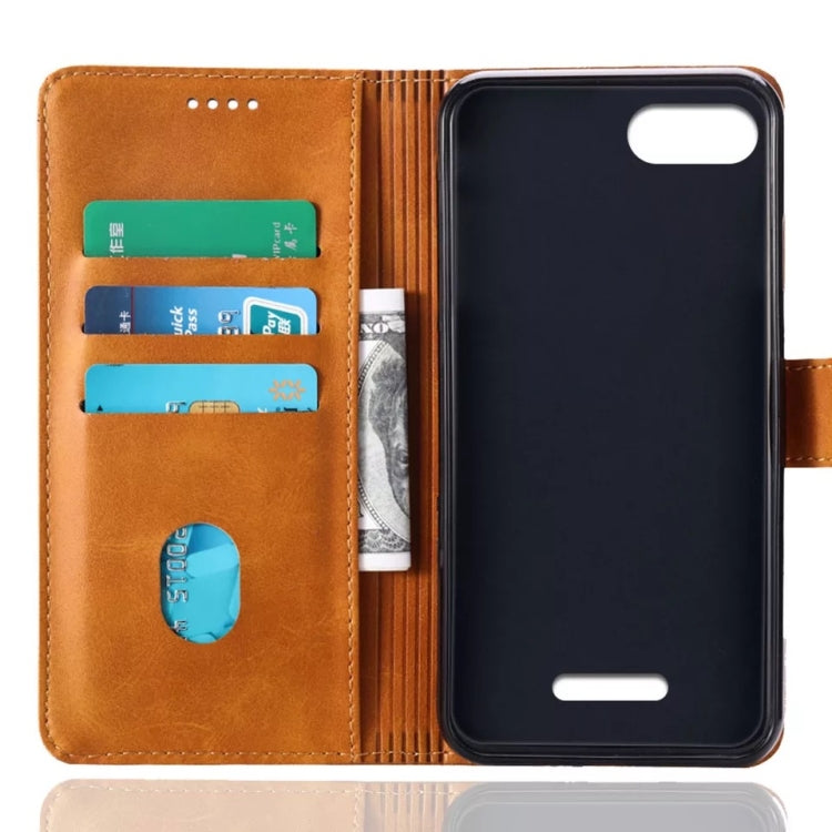 Calf Texture Horizontal Flip Leather Case for Xiaomi Redmi 6A, with Holder & Card Slots & Wallet