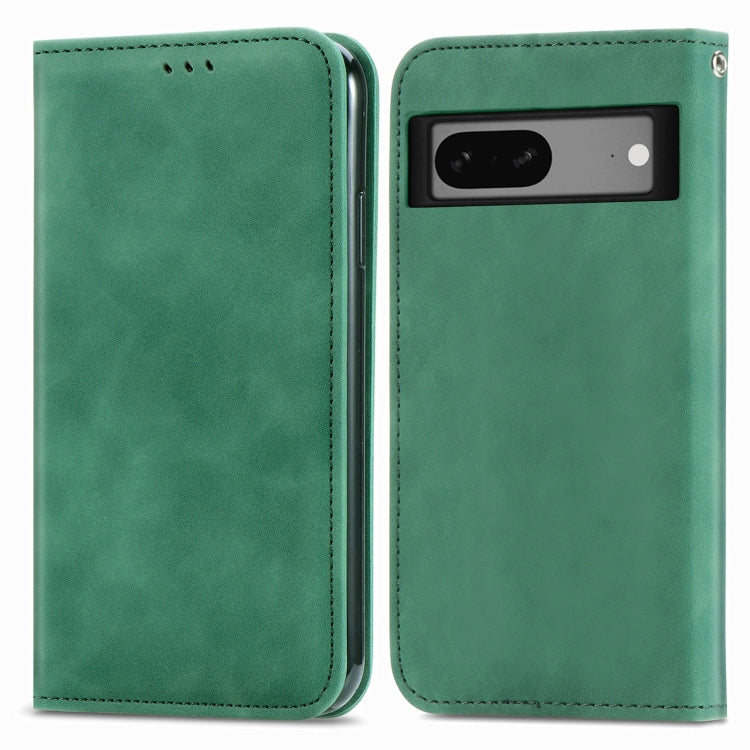 For Google Pixel 7 Retro Skin Feel Magnetic Leather Phone Case