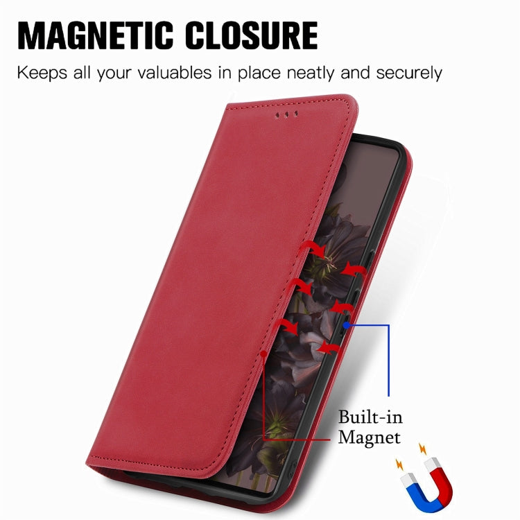 For Google Pixel 7 Retro Skin Feel Magnetic Leather Phone Case