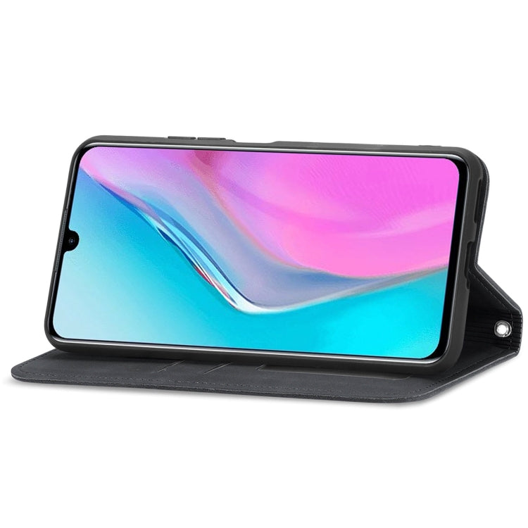 For Infinix Note 11 Retro Skin Feel Magnetic Leather Phone Case