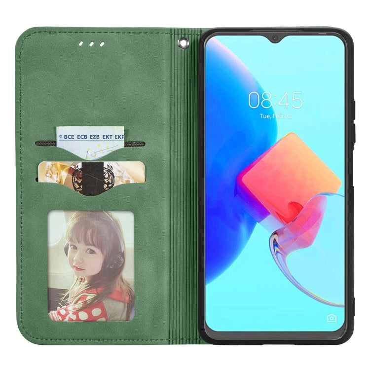 For Tecno Spark 8P Retro Skin Feel Magnetic Leather Phone Case
