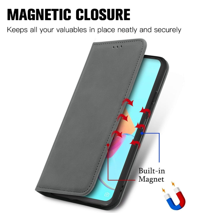 For Tecno Spark 8P Retro Skin Feel Magnetic Leather Phone Case