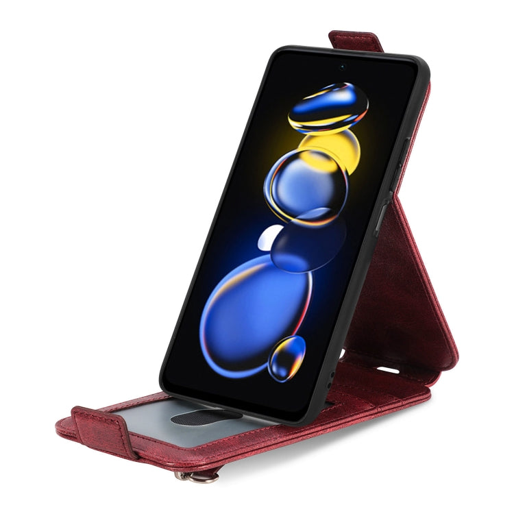 For Xiaomi Redmi Note 11T Zipper Wallet Vertical Flip Leather Phone Case