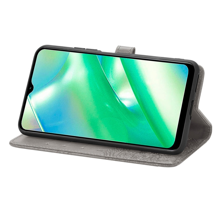 For Realme C33 Mandala Flower Embossed Leather Phone Case