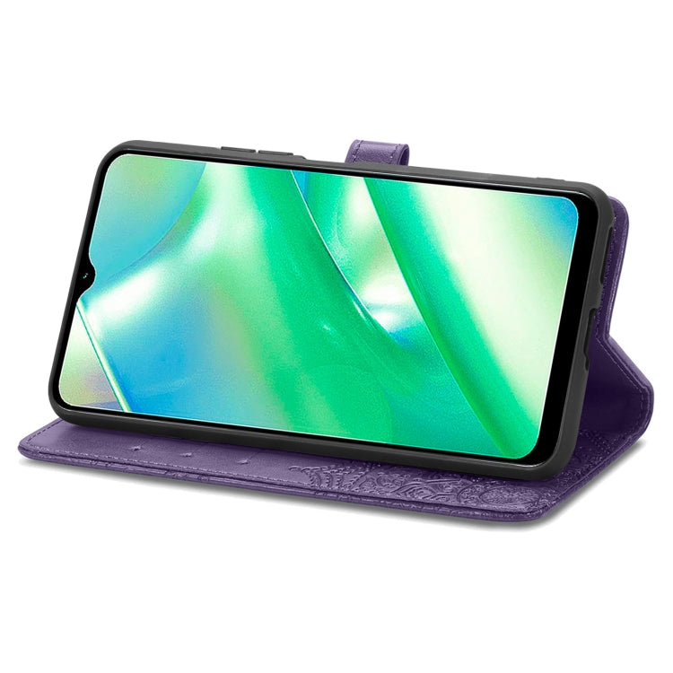 For Realme C33 Mandala Flower Embossed Leather Phone Case