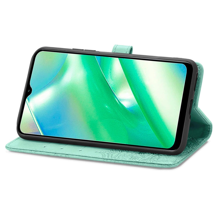 For Realme C33 Mandala Flower Embossed Leather Phone Case