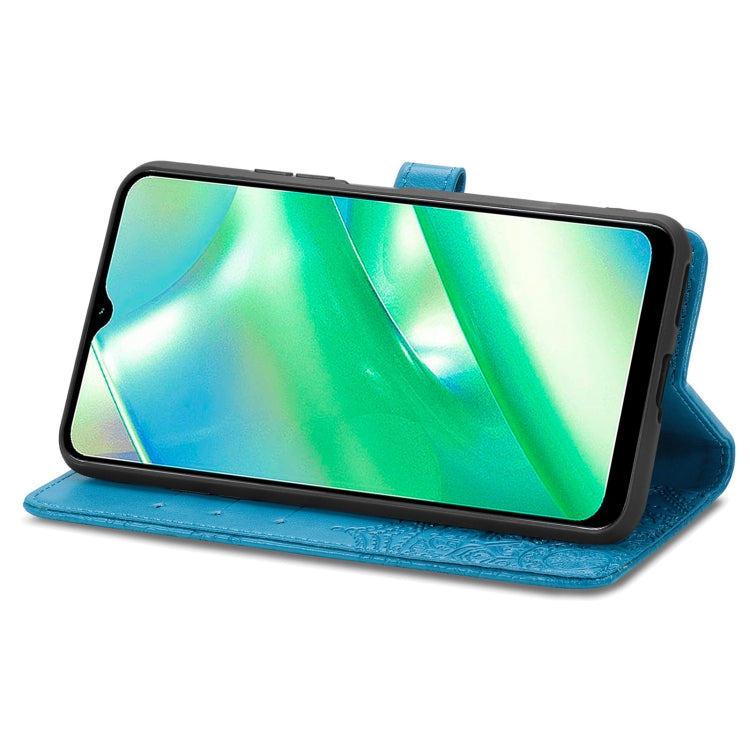 For Realme C33 Mandala Flower Embossed Leather Phone Case