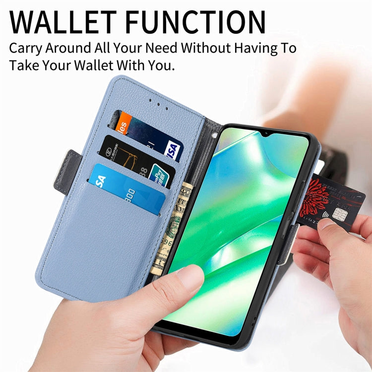 For Realme C33 Stereoscopic Flowers Leather Phone Case