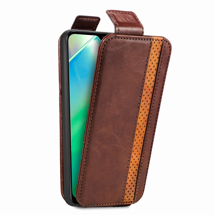 For Realme C33 Splicing Wallet Card Holder Vertical Flip Leather Phone Case