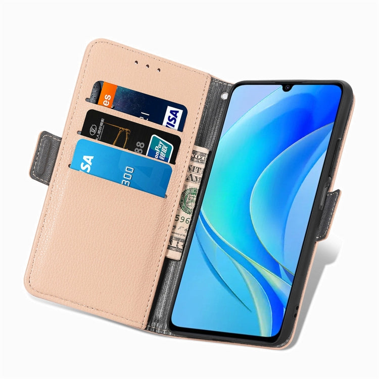 For Huawei Enjoy 50 Stereoscopic Flowers Leather Phone Case