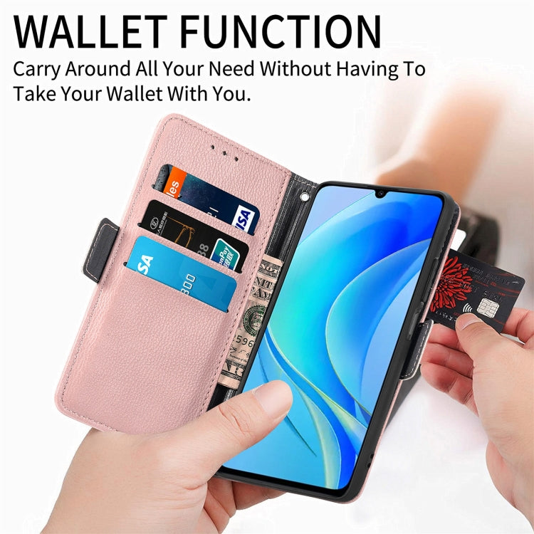 For Huawei Enjoy 50 Stereoscopic Flowers Leather Phone Case