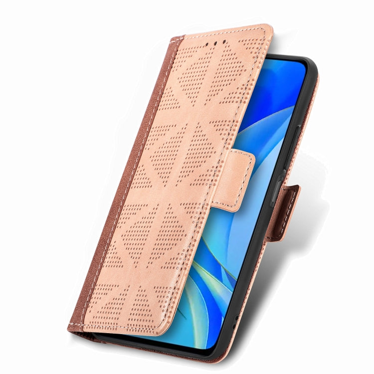 For Huawei Enjoy 50 Grid Leather Flip Phone Case