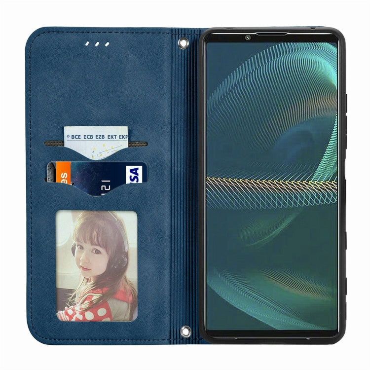For Sony Xperia 5 IV Retro Skin Feel Magnetic Leather Phone Case