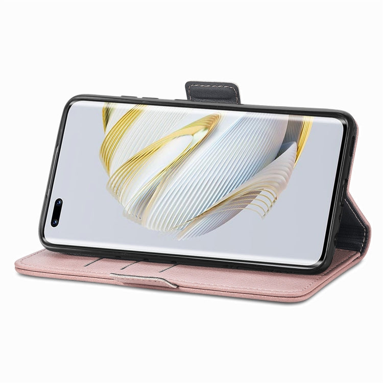 For Huawei Nova 10 Pro Stereoscopic Flowers Leather Phone Case