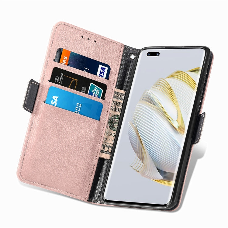 For Huawei Nova 10 Pro Stereoscopic Flowers Leather Phone Case