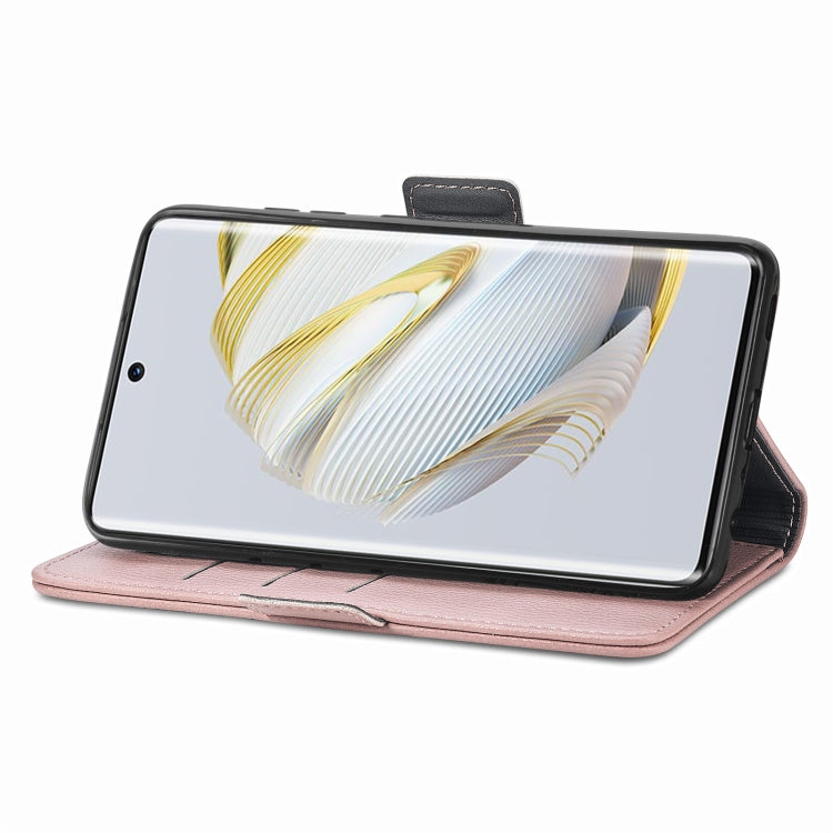 For Huawei Nova 10 Stereoscopic Flowers Leather Phone Case