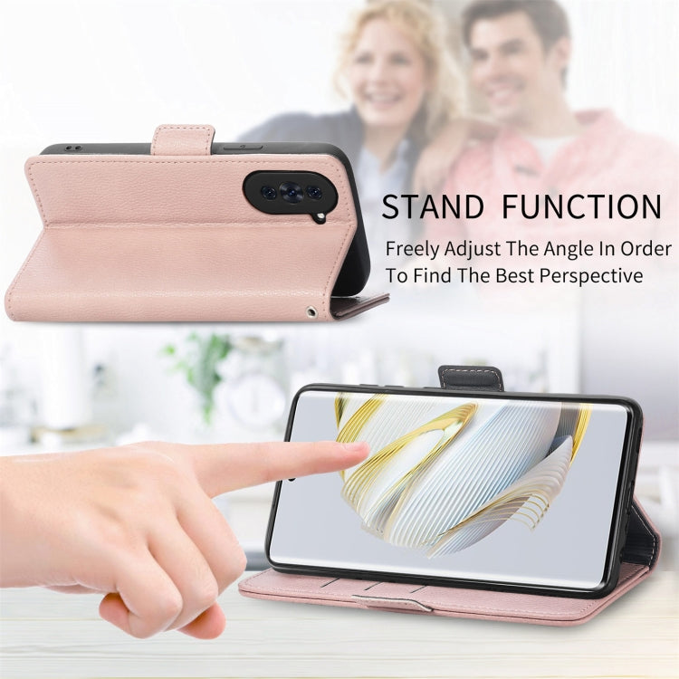 For Huawei Nova 10 Stereoscopic Flowers Leather Phone Case