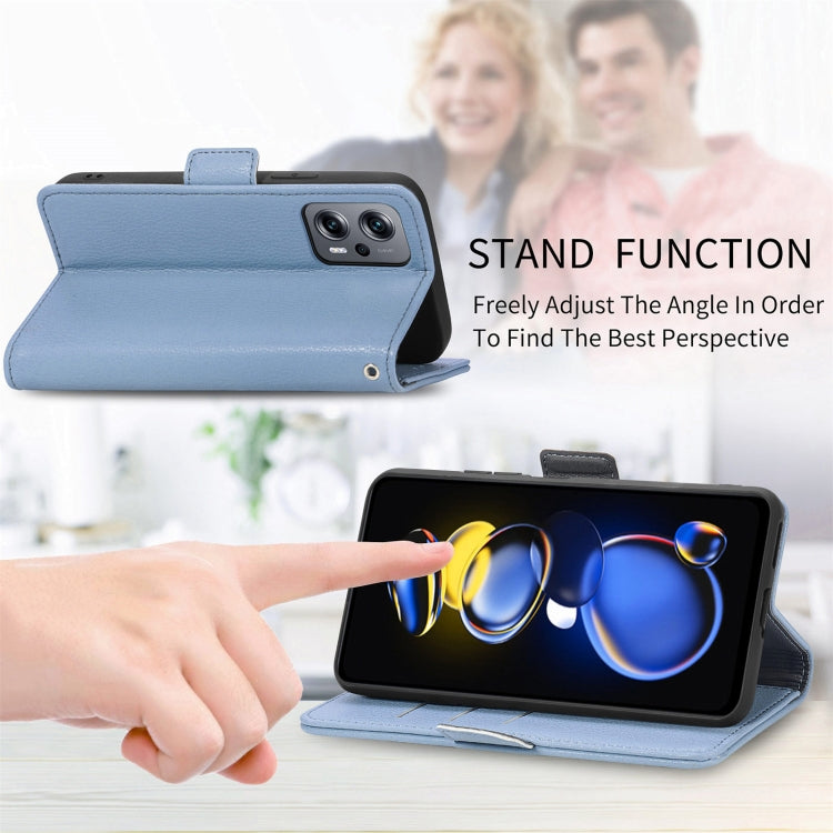 For Xiaomi Redmi Note 11T Stereoscopic Flowers Leather Phone Case