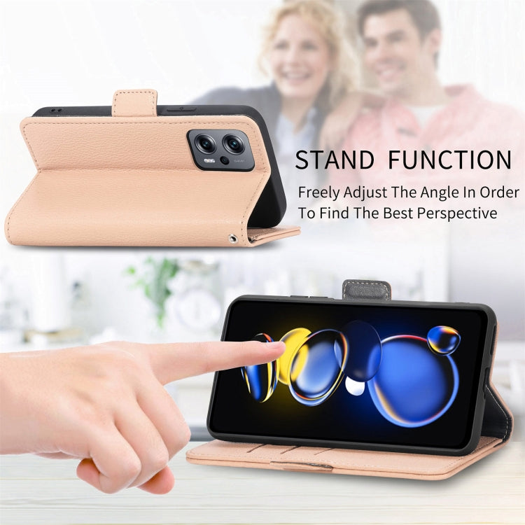 For Xiaomi Redmi Note 11T Stereoscopic Flowers Leather Phone Case