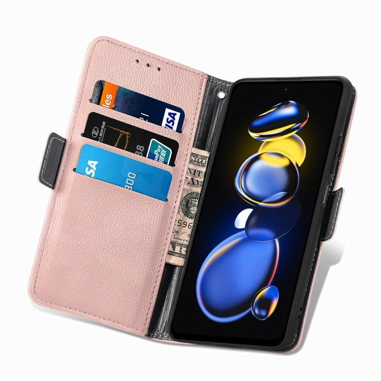 For Xiaomi Redmi Note 11T Stereoscopic Flowers Leather Phone Case