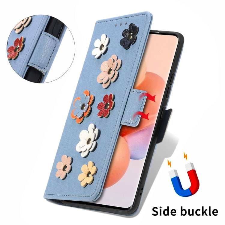 For Xiaomi 12T / Redmi K50 Ultra Stereoscopic Flowers Leather Phone Case