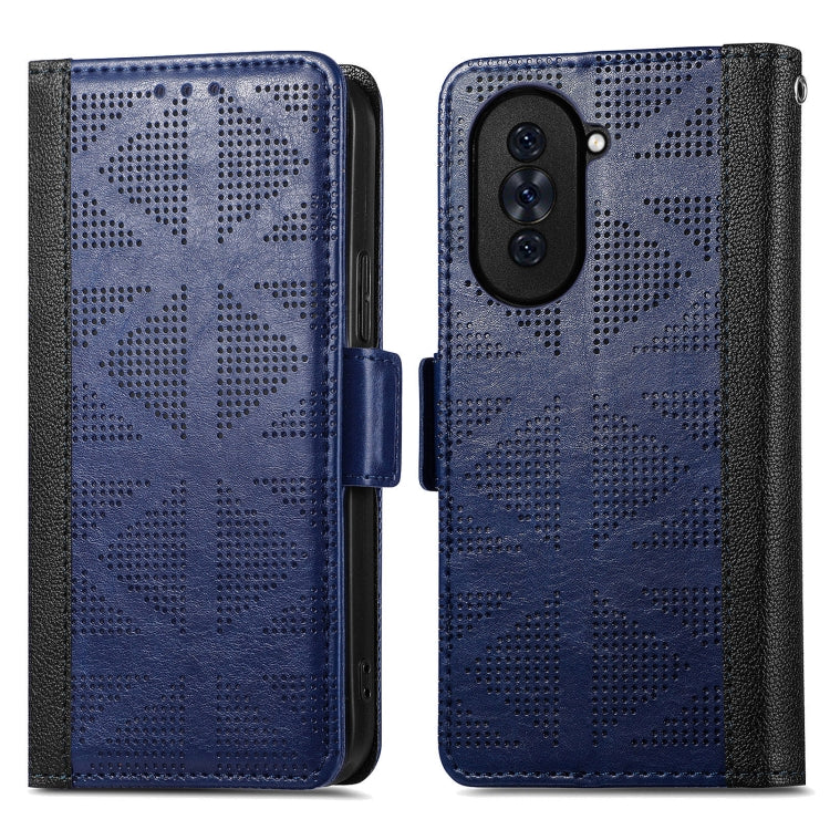 For Huawei Nova 10 Grid Leather Flip Phone Case
