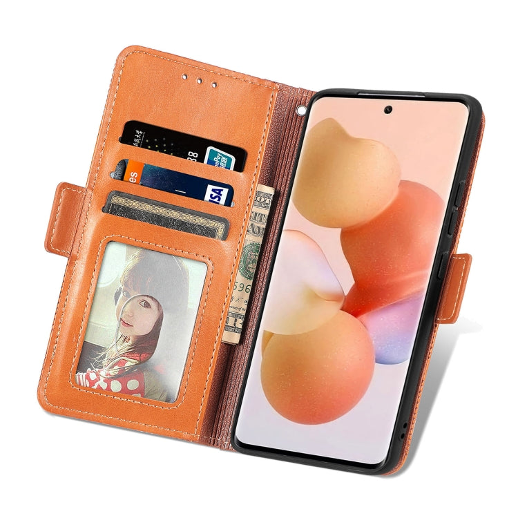 For Xiaomi 12T / Redmi K50 Ultra Grid Leather Flip Phone Case