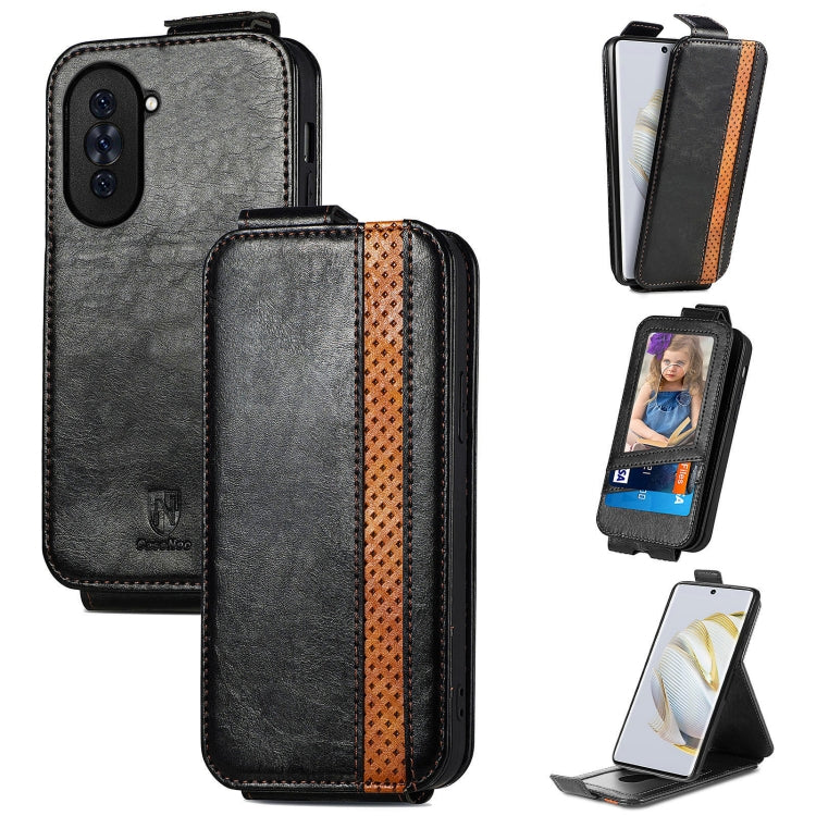 For Huawei nova 10 Zipper Wallet Vertical Flip Leather Phone Case