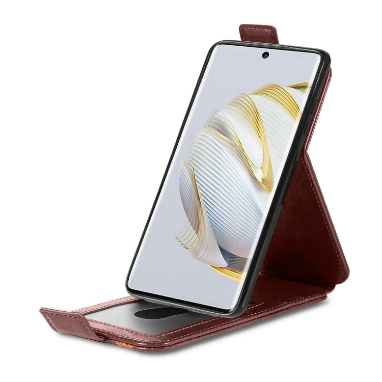 For Huawei nova 10 Zipper Wallet Vertical Flip Leather Phone Case