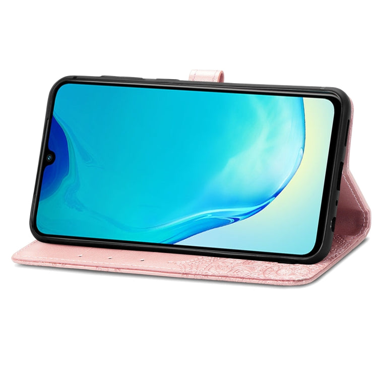 For vivo V25 Mandala Flower Embossed Leather Phone Case