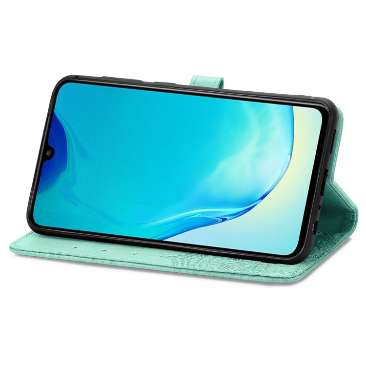 For vivo V25 Mandala Flower Embossed Leather Phone Case