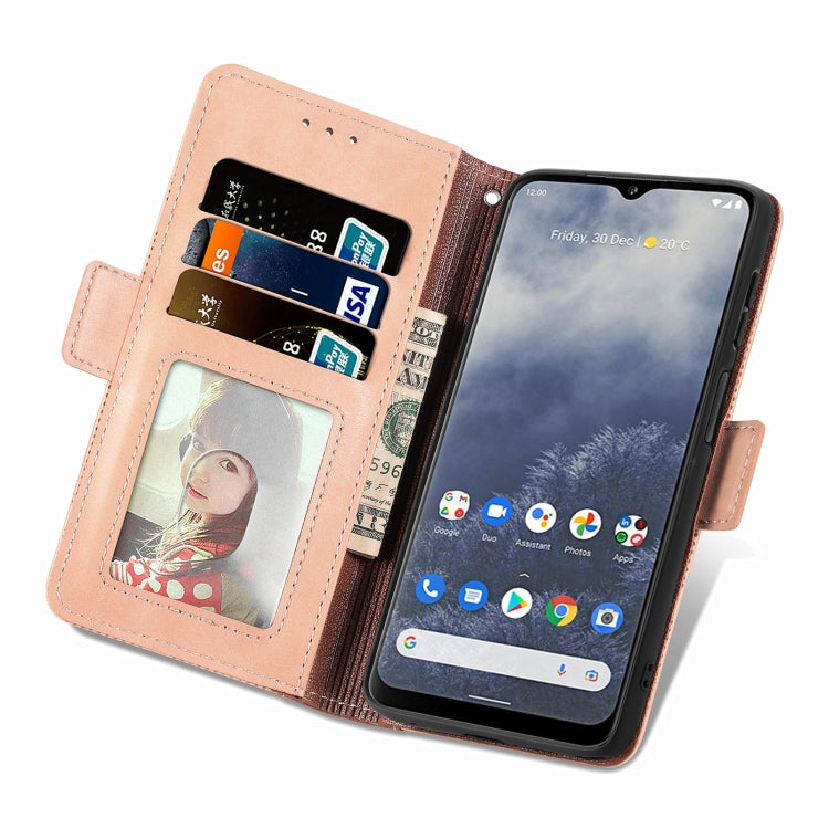 For Nokia G60 Grid Leather Flip Phone Case