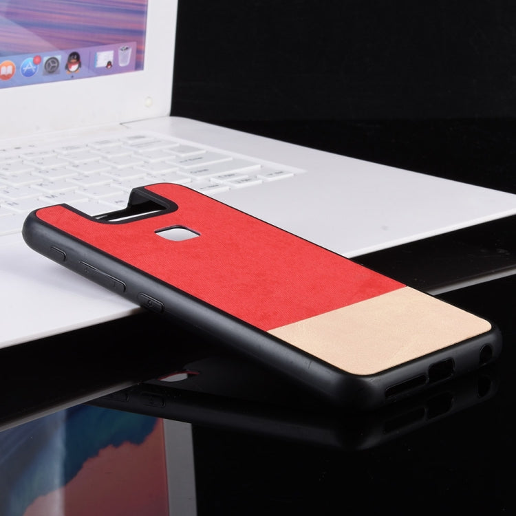 Shockproof Color Matching Denim PC + PU + TPU Protective Case For Asus Zenfone 6/6Z ZS630KL