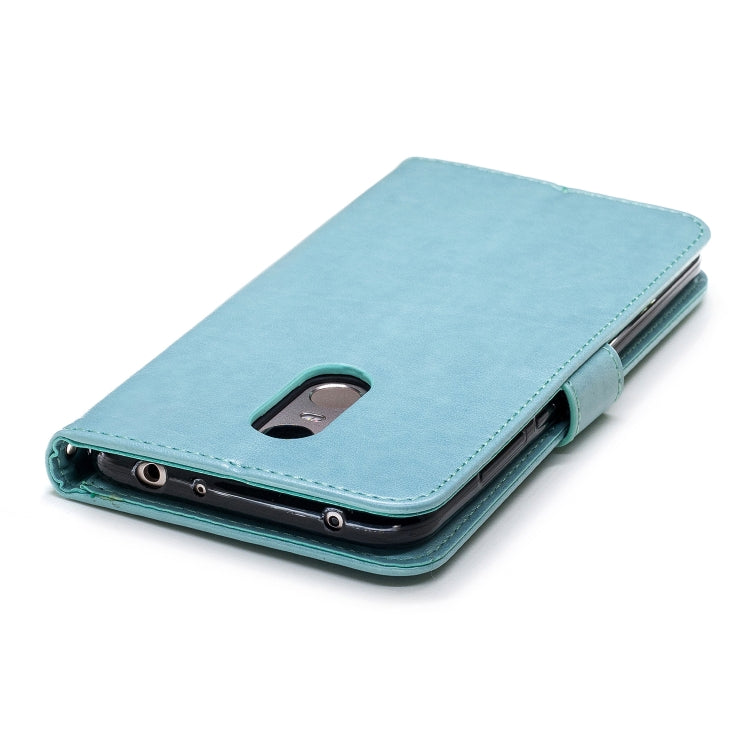 Plum Blossom Pattern Diamond Encrusted Leather Case for Xiaomi Redmi 5 Plus, with Holder & Card Slots