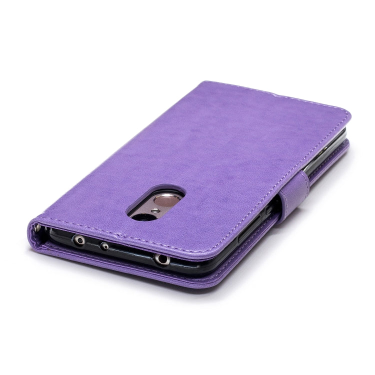 Plum Blossom Pattern Diamond Encrusted Leather Case for Xiaomi Redmi 5 Plus, with Holder & Card Slots