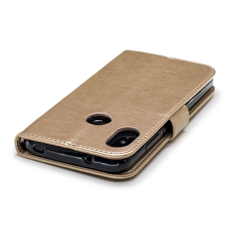 Plum Blossom Pattern Diamond Encrusted Leather Case for Xiaomi Redmi 6 Pro ,with Holder & Card Slots