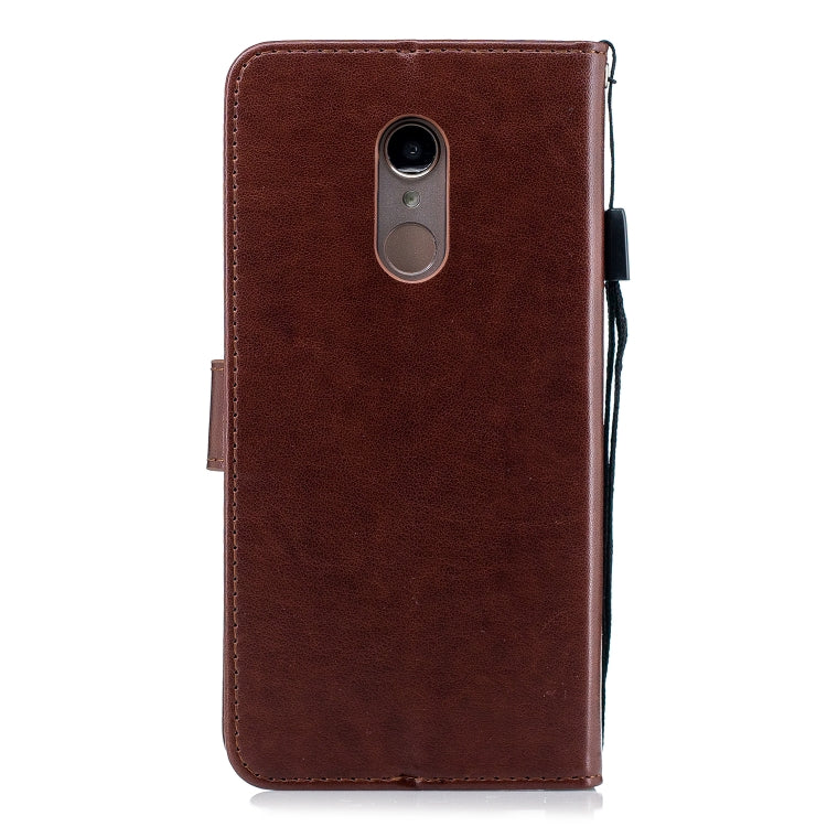 Plum Blossom Pattern Diamond Encrusted Leather Case for Xiaomi Redmi 5 ,with Holder & Card Slots