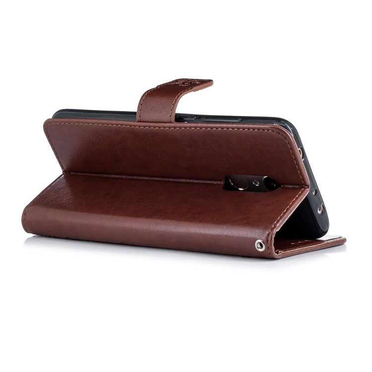 Plum Blossom Pattern Diamond Encrusted Leather Case for Xiaomi Redmi 5 ,with Holder & Card Slots