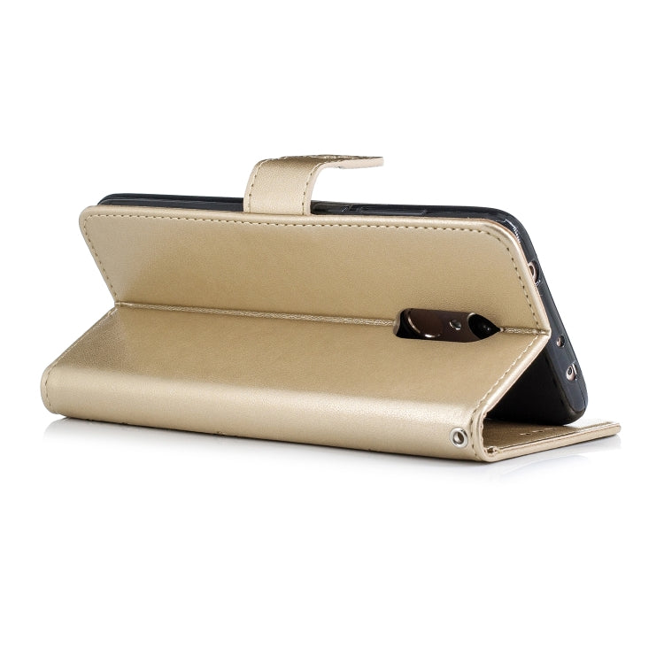 Plum Blossom Pattern Diamond Encrusted Leather Case for Xiaomi Redmi 5 ,with Holder & Card Slots