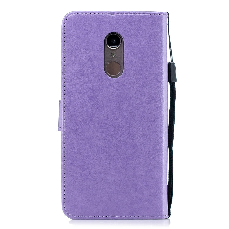 Plum Blossom Pattern Diamond Encrusted Leather Case for Xiaomi Redmi 5 ,with Holder & Card Slots