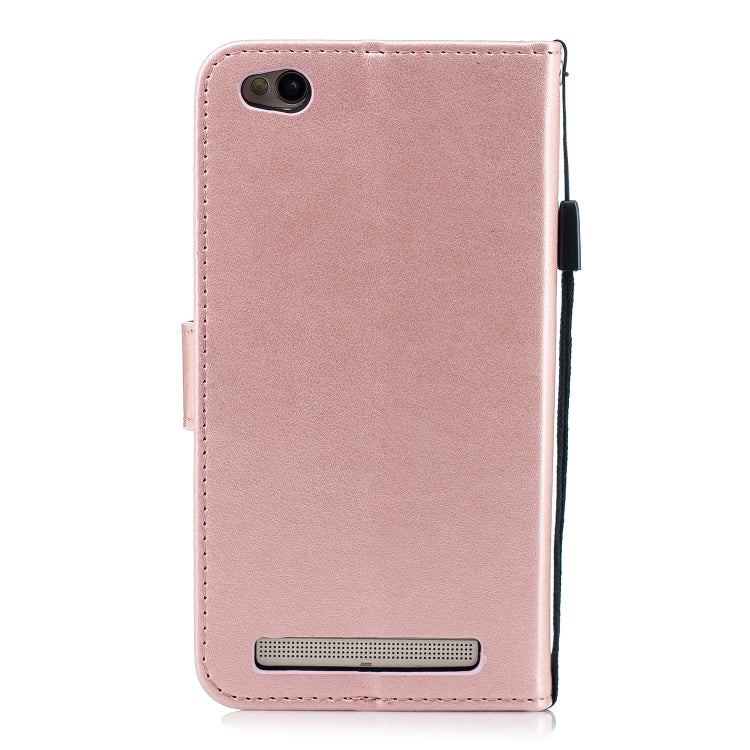 Plum Blossom Pattern Diamond Encrusted Leather Case for Xiaomi Redmi 5A , with Holder & Card Slots